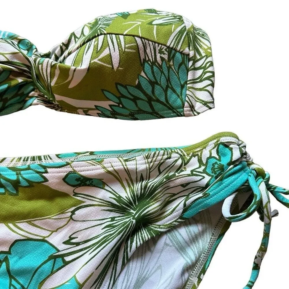 Swim systems green and white bikini - size M - Picture 2 of 8